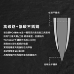 【金永利鋼刀】NN1-2清香木/高碳不鏽鋼 切刀＋一鳥砧板  料理組, , large