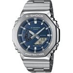 CASIO 卡西歐 G-SHOCK 金屬光系列八角雙顯電子錶手錶 GM-2110D-2B, , large