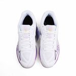 Mizuno Thunder Blade Z 女 排球鞋 室內運動鞋 基本款 美津濃 白 紫 [V1GC237010], , large