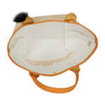 LONGCHAMP S號 LE PANIER PLIAGE 草編二用包/杏桃色, , large