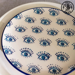 【SOLO Vintage】LCW Home 21cm Guardian Evil Eye Plate Made in Turkey, , large