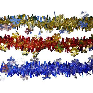 6吋雙色六圓點金蔥條(款式隨機出貨)