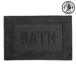 【SOLO Vintage】LCW Home 50x70cm Black Bathroom Floor Mat 100% Cotton Made in Turkey, , large