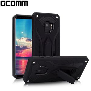 GCOMM Galaxy A8+ 防摔盔甲保護殼 Solid Armour 黑盔甲