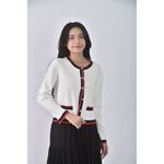 (S) 【安于晴Charlene私服】zara質感白色外套二手衣, , large