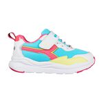 DIADORA迪亞多那 時尚兒童運動鞋 童運動鞋 童鞋 寬楦 透氣 保護後跟 吸震 減壓 健康鞋墊 止滑 黑藍 藍黃粉, , large