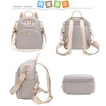SPRING-簡約尼龍後背包休閒後背包3way小款後背包-多色(0-55142), , large