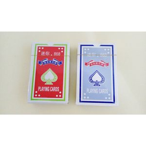 皇家迷你 868撲克牌 紅、藍 /打-藍