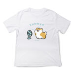 JZ TEE Shiba Inu-Blowing Fan Graphic Tee, , large