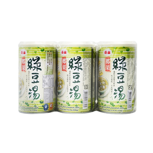 [箱購] 泰山綠豆椰果湯330g x 6罐x4組