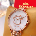 [星晴錶業]COACH手錶,36mm,CH00018白色錶面玫瑰金錶殼玫瑰金色精鋼錶帶款, , large
