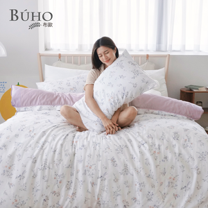BUHO《晚暮花庭》台製300織100%TENCEL純天絲™床包枕套三件組-雙人
