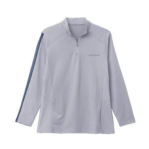 機能長袖運動衫-灰色M