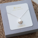 Pure Sterling Silver Necklace (Freshwater Pearl), , large