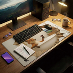 【Monster】 3D Scene Desk Mat (60x34cm) &ndash; Wine Fox, , large