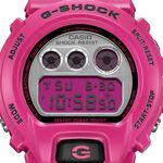 CASIO 卡西歐 G-SHOCK 復刻2000年代色彩電子錶-粉 DW-6900RCS-4, , large