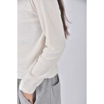 (S) jenny eyelet韓牌質感白色長袖上衣二手衣, , large
