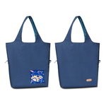 Eco-friendly Dual-Color Reversible tote bag (Cerulean), , large