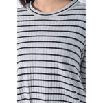 (M) uniqlo棉質純棉條紋灰色洋裝二手衣, , large