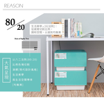 【Y HOUSE】Fully open storage box/storage box/organization box/plastic box-35L blue, , large