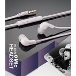 E-BOOKS S76 Classic Sound Control Headphones In-Ear Headphones Support Call Music Playback Sound Quality Compatible with Android/iOS, 白色, large