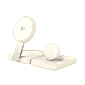 【LISEN】3-in-1 Foldable Wireless Charger 2E567 Creamy White