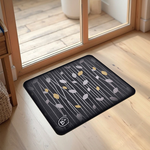 【怪獸】B+ 軟式珪藻土吸水地墊 雙葉 (45x40cm) -金銀, , large