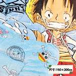 [Kaimei Cotton] One Piece-Cake Island Adventure & Angry Flannel Warm Quilt, , large