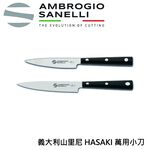 蓋瑞廚物 SANELLI 義大利製 HASAKI 萬用小刀 10CM 12CM 厚度2MM 高質感 萬用刀 水果刀 魚刀, , large