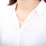 【Angel & Me】Endless love s925 sterling silver 18k Rose gold-plated necklace gift, , large