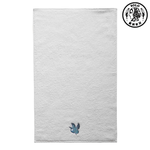 【SOLO Vintage】LCW Home 50x80cm Blue Crane Embroidery Towel 100% Cotton Super Absorbent Made in Turkey, , large