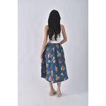 (S) royal party花卉傘擺綠色長裙二手衣, , large