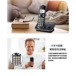 Panasonic 國際牌 DECT中文顯示輸入數位無線電話機 雙手機組 KX-TGE612TW, , large