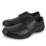 台製手工紳士男鞋 MIT台灣製 休閒皮鞋 手工皮鞋 真皮鞋墊 Q彈 透氣 排濕 除臭 避震 減壓 舒適 耐走 耐久站 黑, , large