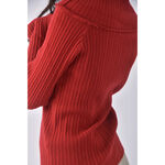 (M) b club質感坑紋紅色長袖上衣二手衣, , large