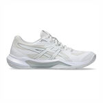 Asics Gel-tactic 13 女 排球鞋 羽球鞋 穩定 包覆 回彈 白 銀 [1072A118-100], , large