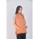 (S) ob style質感背心橘色外套二手衣, , large
