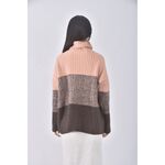 (XL) 拼色粉色長袖上衣二手衣, , large