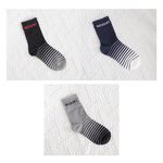 [Kaimei Cotton] 12 pairs of random excellent MIT Taiwan made combed cotton 2/2 pure cotton women's socks bottom stripe style, , large
