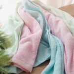 [Kaimei Cotton] 3-pack Random Excellence MIT Taiwan Made 8-ounce Thick Solid Color Pure Cotton Absorbent Large Bath Towel, , large