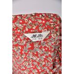 (L) 雅欣質感碎花紅色長袖上衣二手衣, , large