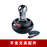 【O-Life】Round Rotating Storage Box - Black and Gray, , large