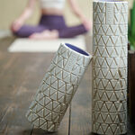 ZenRoller EcoGrain L 稻穀環保紓壓滾筒L(50.8x13cm)丨台灣製丨筋膜按摩, , large