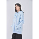(XL) reve doux質感連帽藍色長袖上衣二手衣, , large