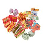 【金發財金紙】普渡配件全組-有衣有錢組+元寶金條組+冥國美金人民幣, , large