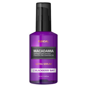[巨林生化科技]【KUNDAL昆黛爾】MACADAMIA Damage Care Solution Premium Hair Essential Oil 100ml(BLACKBERRY BAY)