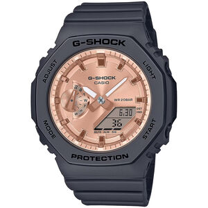 CASIO 卡西歐 G-SHOCK ITZY禮志配戴款 粉紅金 八角 雙顯手錶 女錶 GMA-S2100MD-1A