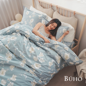 BUHO Soothing Silver Ion Antibacterial Quilted Mattress Cover Set - Single (Colorful Floral Woven)