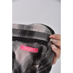 (M) vienus jean棉質長版黑色襯衫上衣二手衣, , large