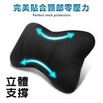[威力車坊]【Relass】典藏車用舒適頭枕-黑色, , large